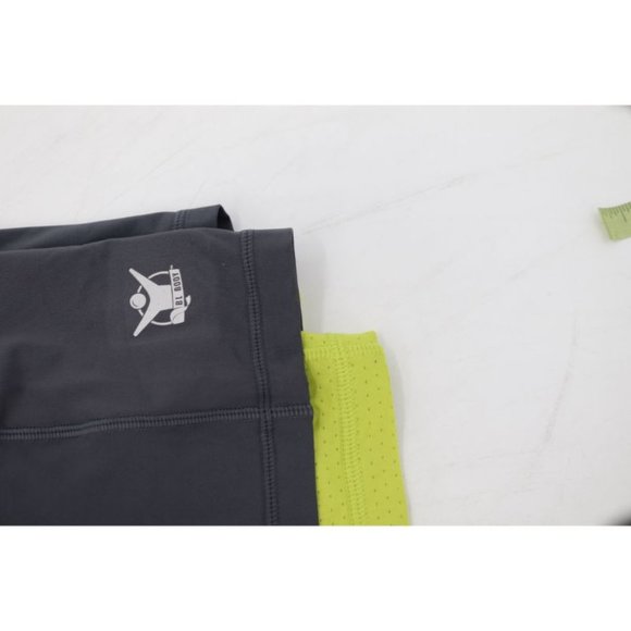 NWT Biggest loser shorts Mens XL core power stretch gray lined 9.5" workout gym - Picture 13 of 13